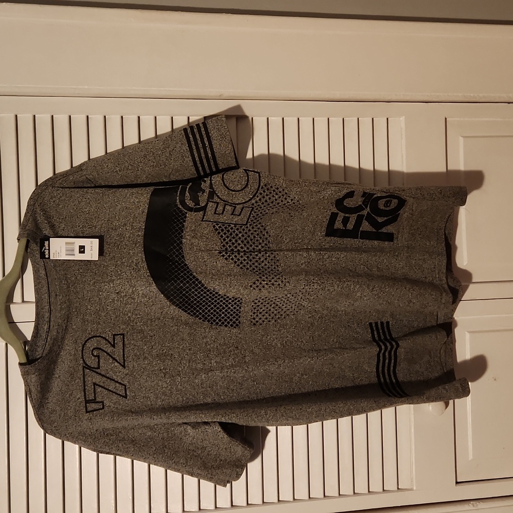 ECKO UNLTD MEN'S GRAY TEE SIZE LARGE NEW WITH TAG